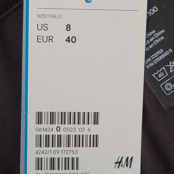 H & M Black Bikini Bottom Size 8 New with Tag!     ***BUNDLE ONLY*** - Picture 4 of 5